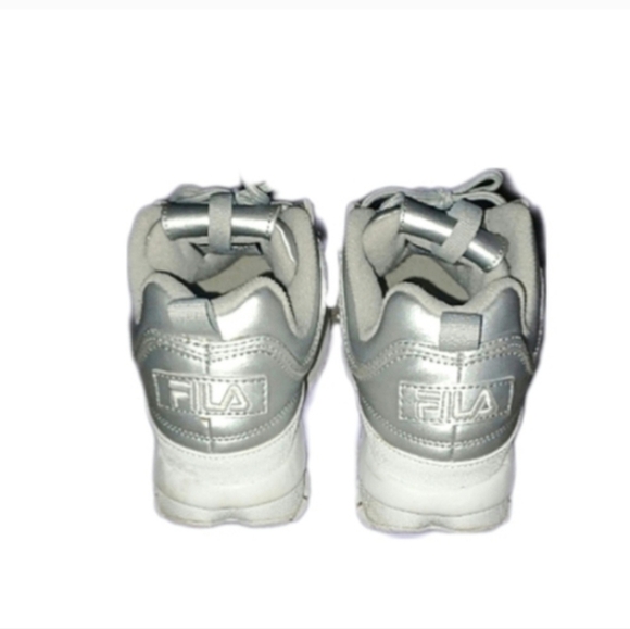 Fila Metallic Silver Sneakers - Picture 3 of 5